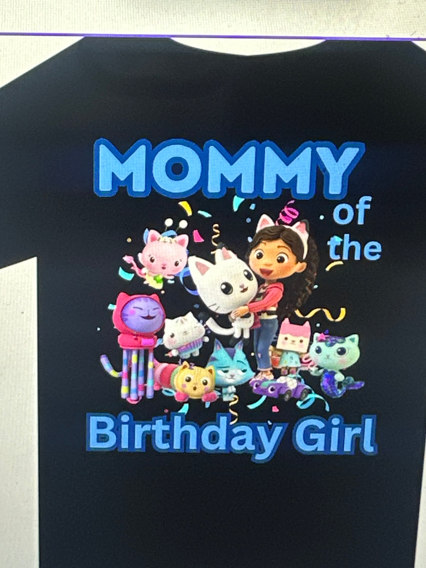 Family Birthday shirts set of 4